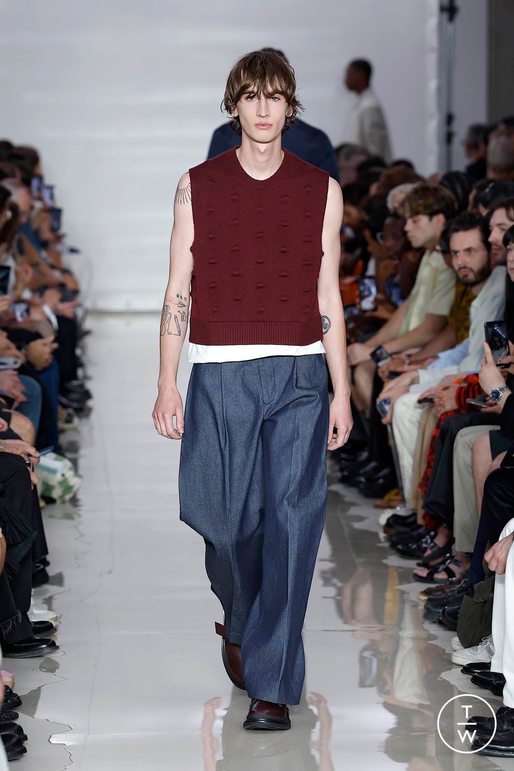 Fashion Week Milan Spring-Summer 2025 look 5 from the Neil Barrett collection menswear