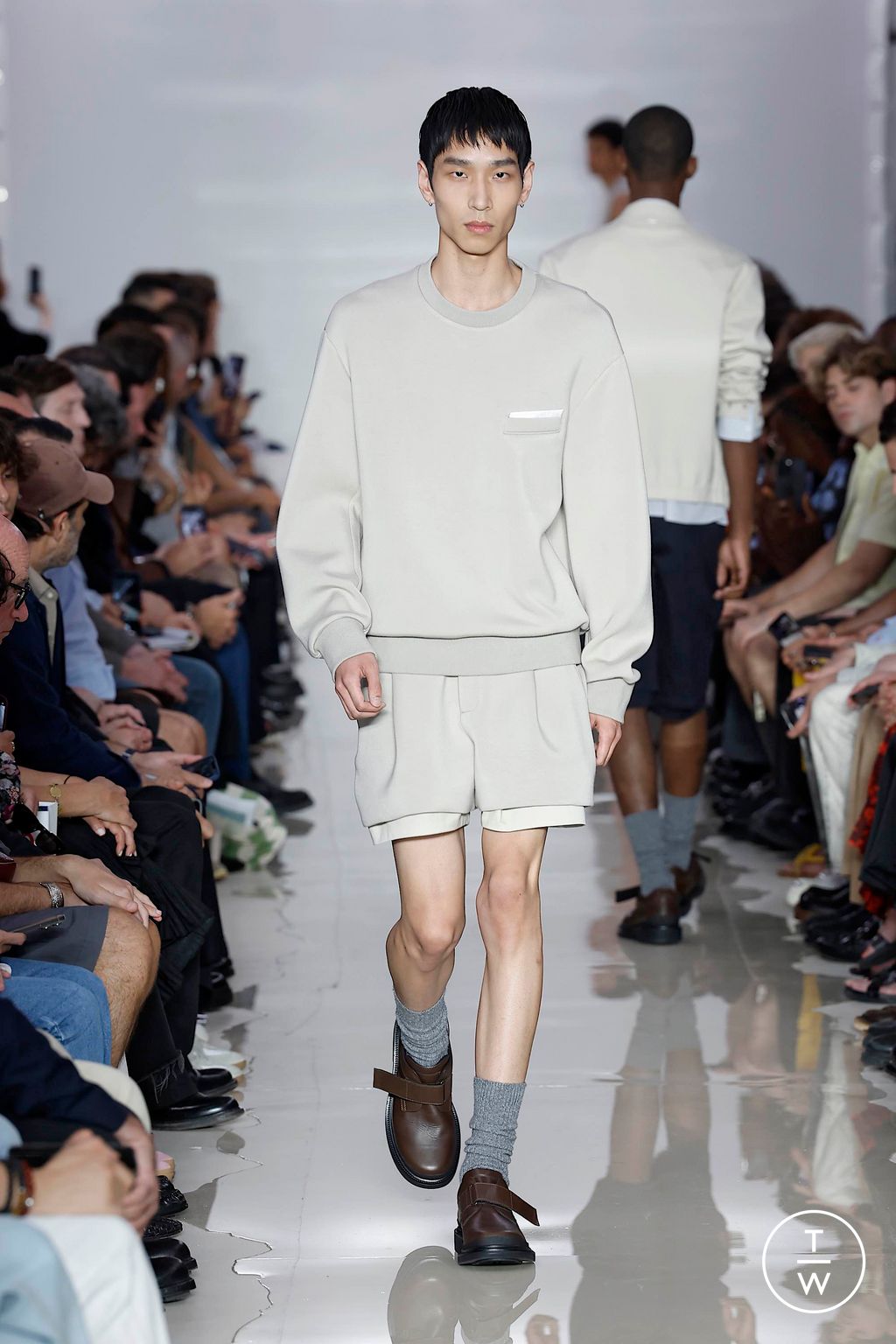 Fashion Week Milan Spring-Summer 2025 look 7 de la collection Neil Barrett menswear