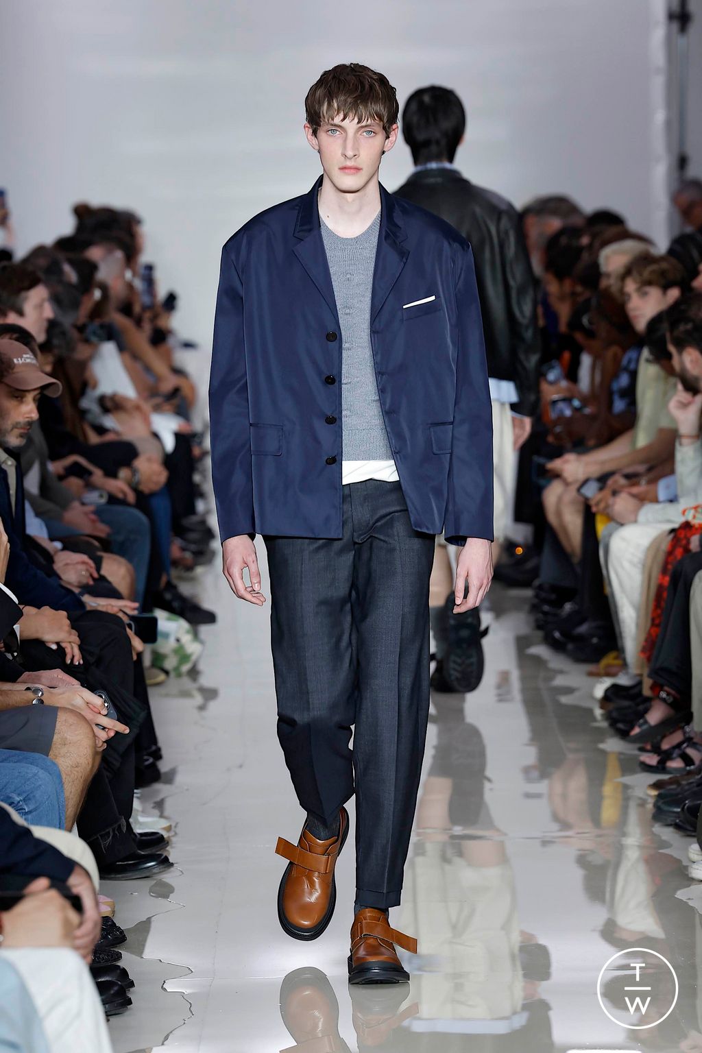 Fashion Week Milan Spring-Summer 2025 look 10 from the Neil Barrett collection menswear