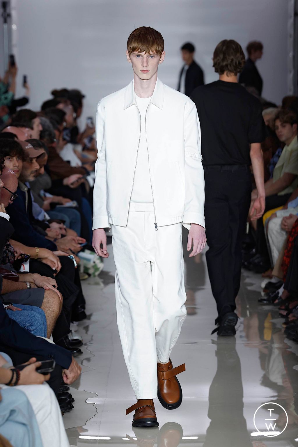 Fashion Week Milan Spring-Summer 2025 look 37 from the Neil Barrett collection menswear