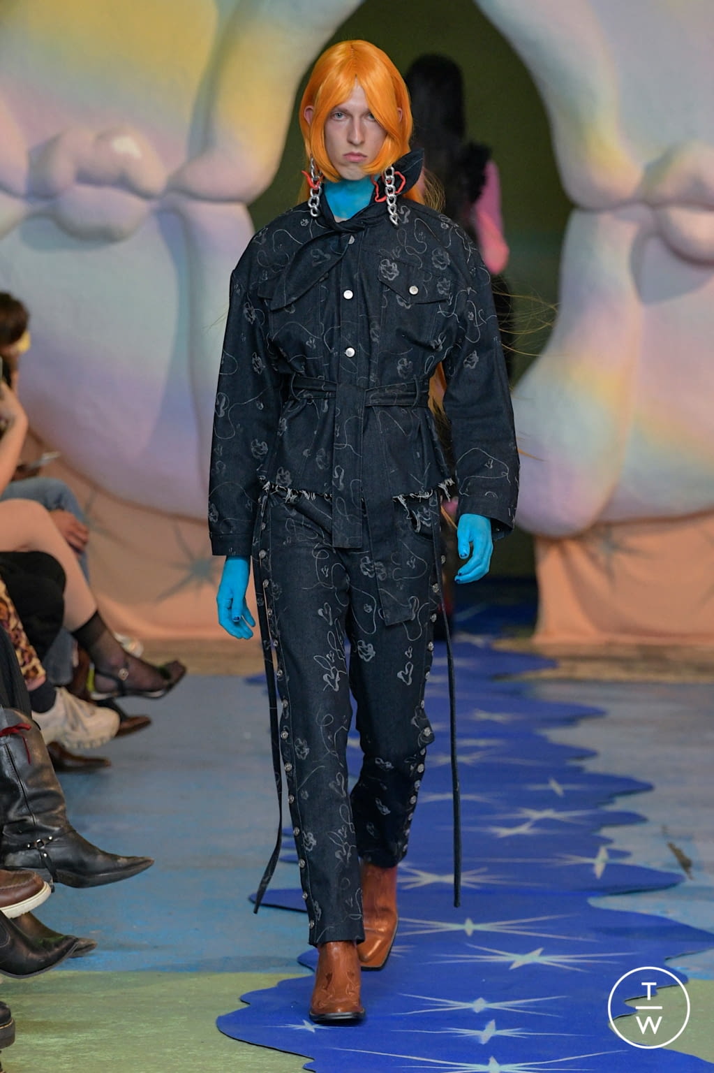 Fashion Week Paris Spring/Summer 2022 look 14 from the Neith Nyer collection menswear