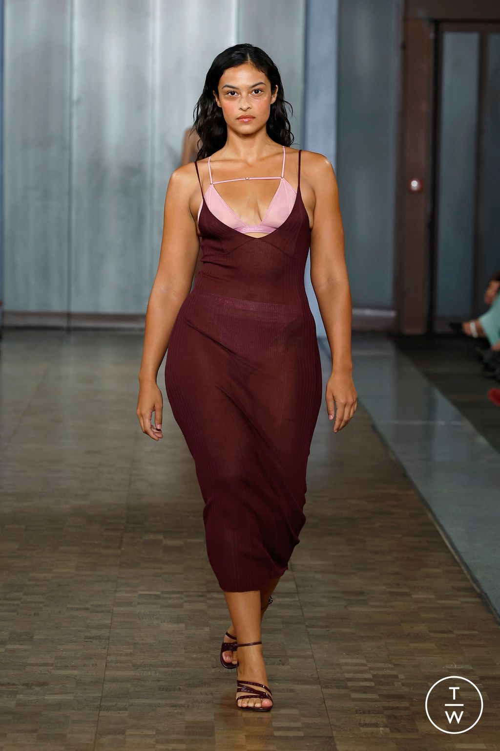 Fashion Week London Spring/Summer 2025 look 17 from the Nensi Dojaka collection womenswear