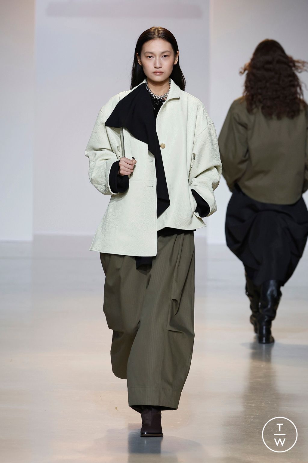 Fashion Week Paris Fall/Winter 2026 look 32 from the Niccolò Pasqualetti collection womenswear