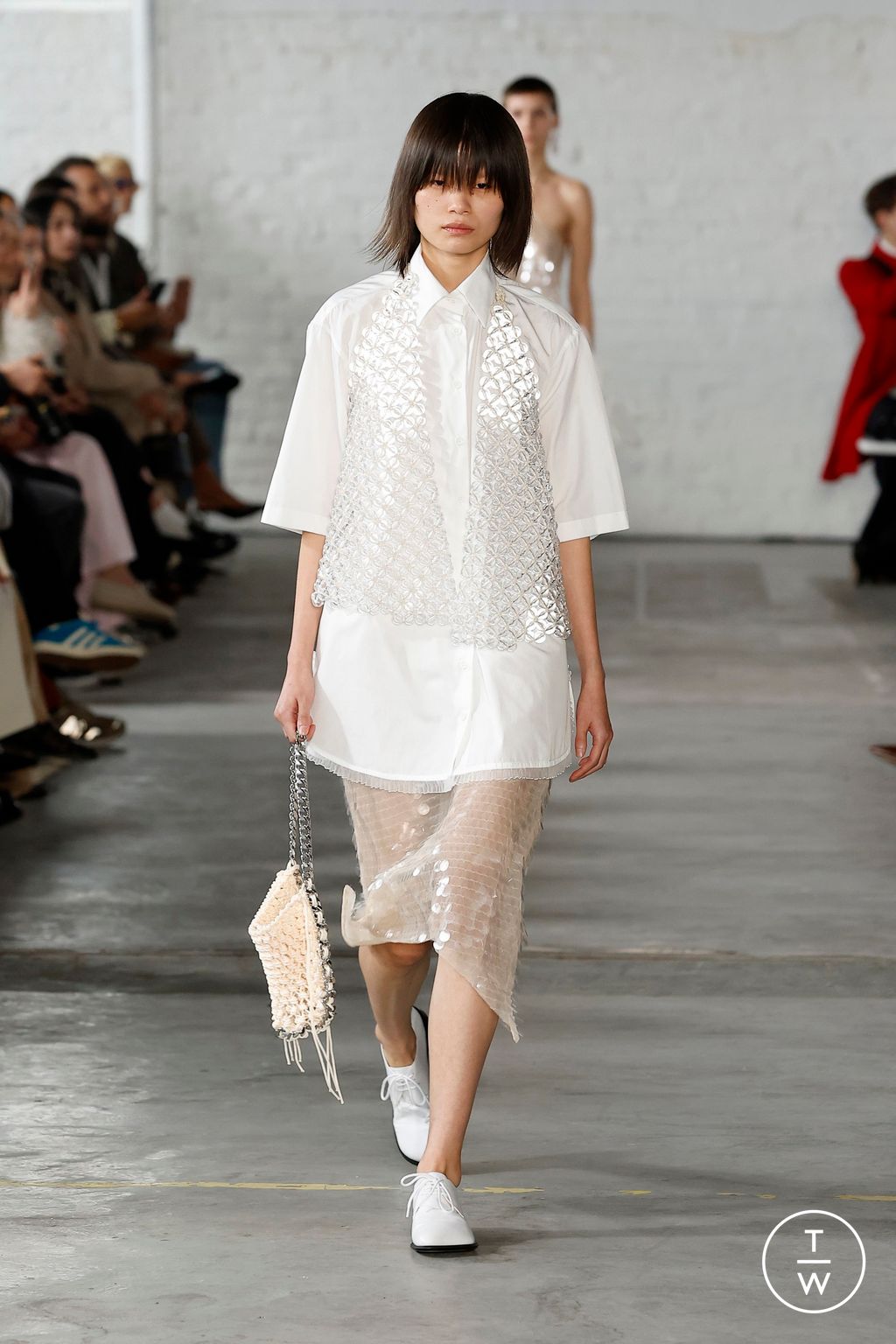 Fashion Week Paris Spring/Summer 2025 look 18 from the Niccolò Pasqualetti collection 女装