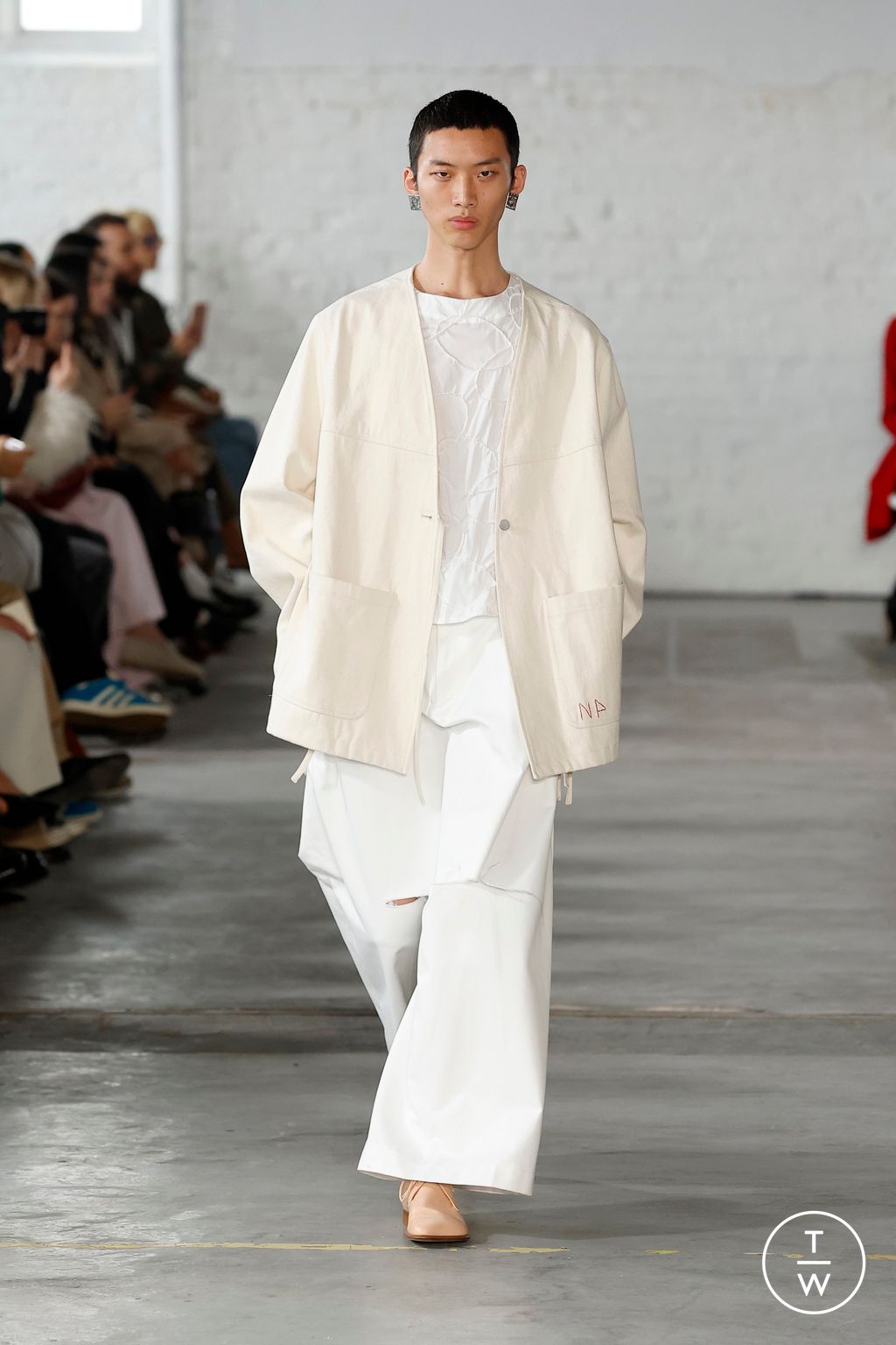 Fashion Week Paris Spring/Summer 2025 look 21 from the Niccolò Pasqualetti collection 女装