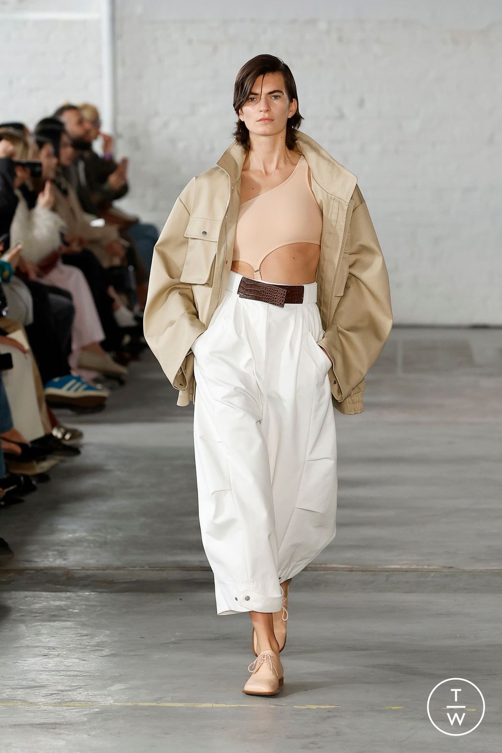 Fashion Week Paris Spring-Summer 2025 look 23 from the Niccolò Pasqualetti collection womenswear