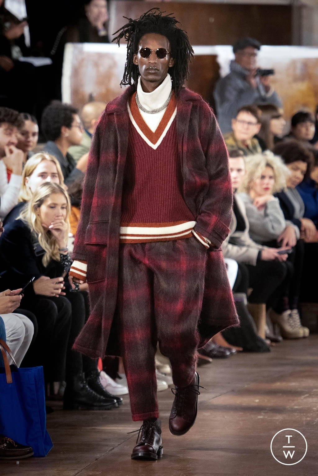 Fashion Week London Fall/Winter 2020 look 1 de la collection Nicholas Daley menswear