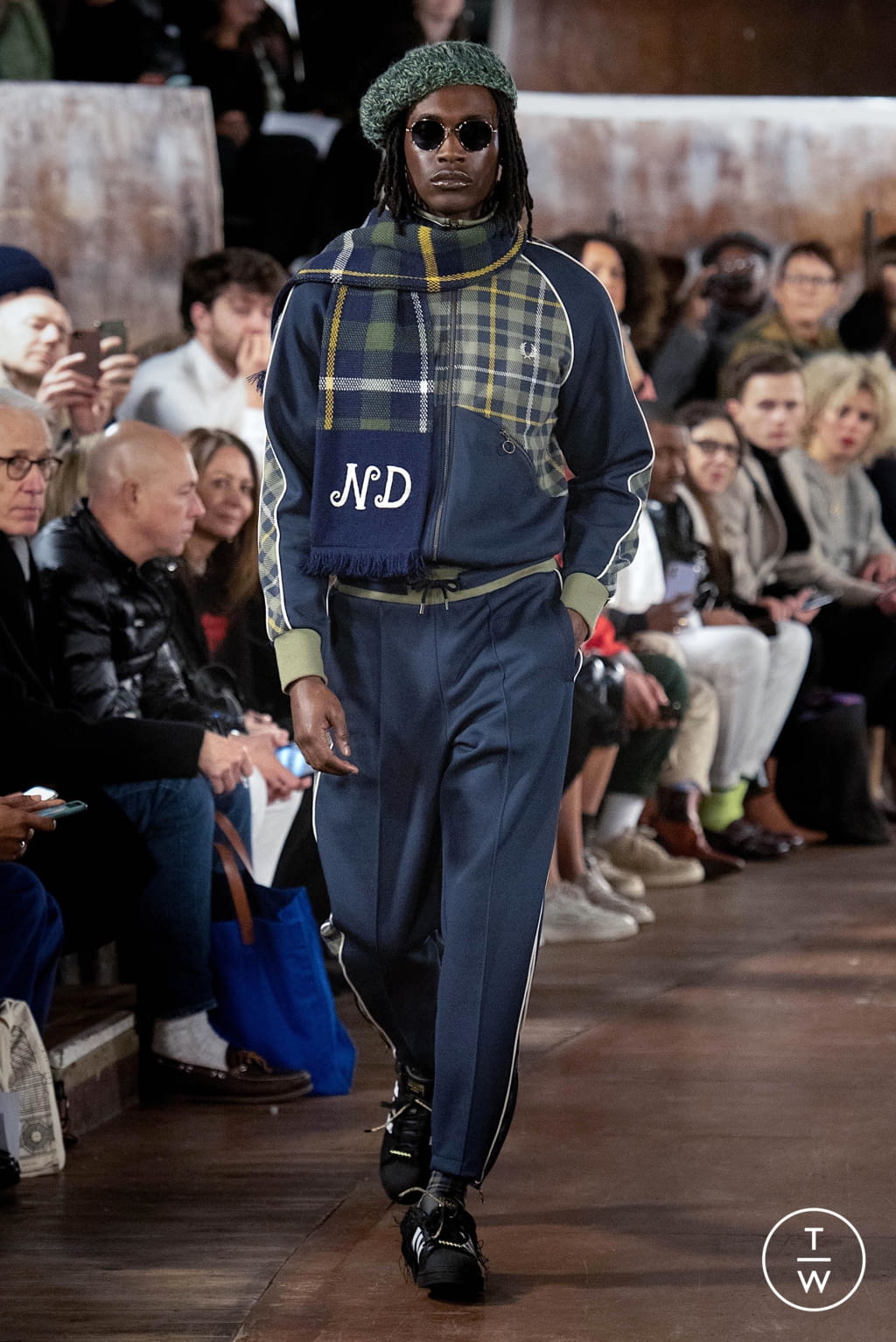 Fashion Week London Fall/Winter 2020 look 7 from the Nicholas Daley collection menswear
