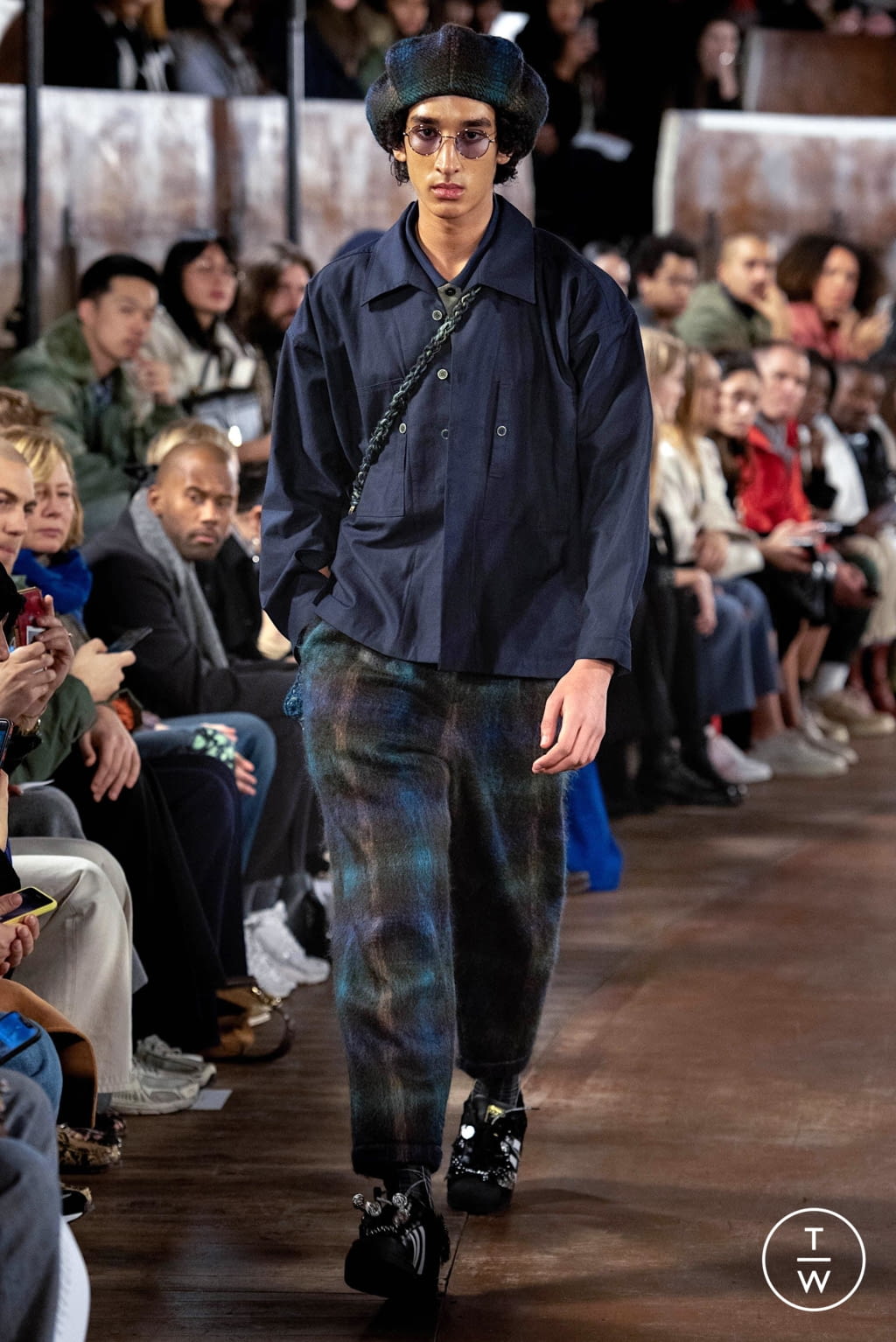 Fashion Week London Fall/Winter 2020 look 8 from the Nicholas Daley collection menswear