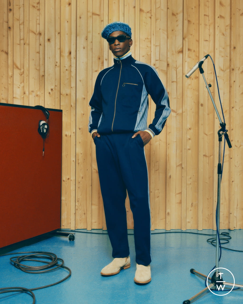Fashion Week London Spring/Summer 2022 look 6 from the Nicholas Daley collection menswear