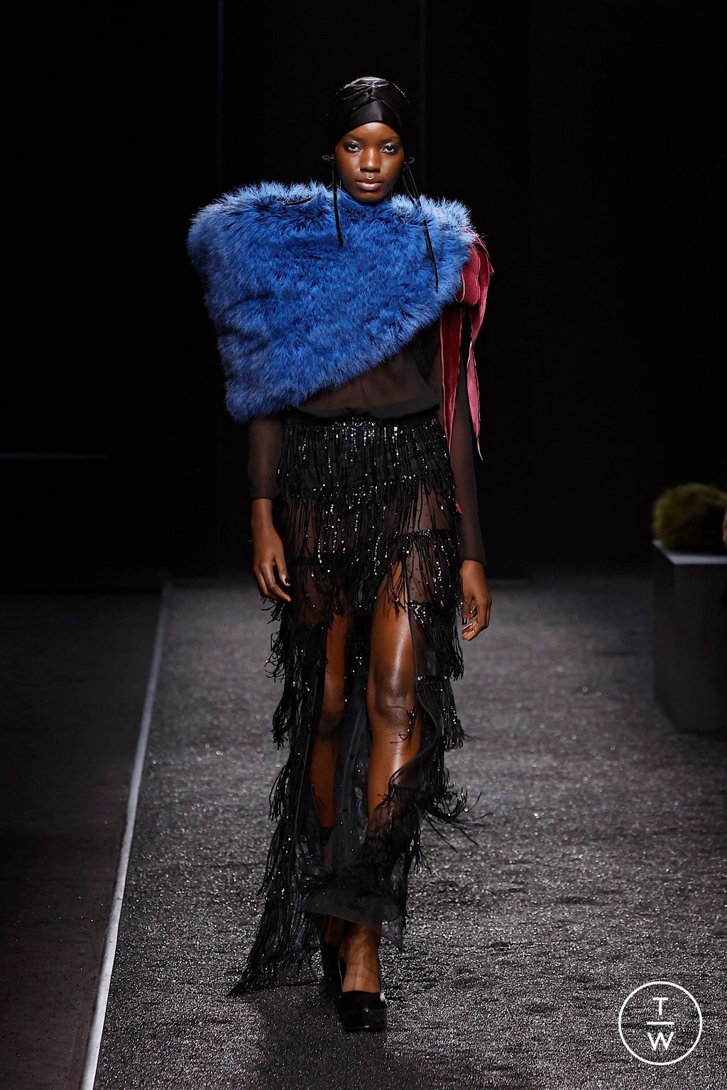 Fashion Week Paris Fall/Winter 2025 look 28 from the Nina Ricci collection womenswear