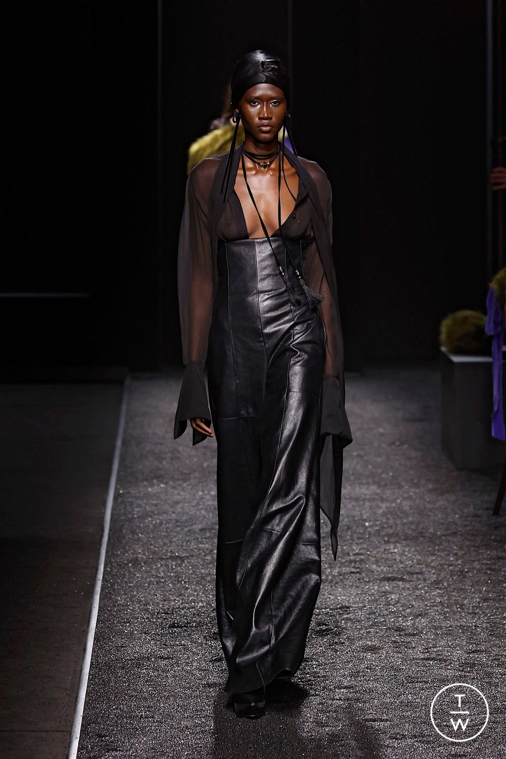 Fashion Week Paris Fall/Winter 2025 look 30 from the Nina Ricci collection womenswear