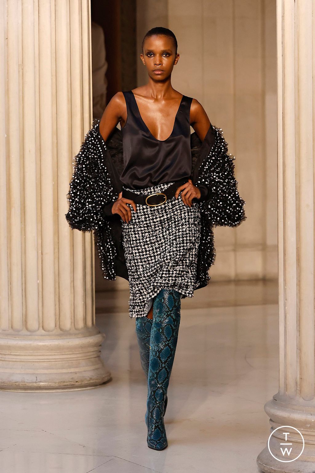 Fashion Week Paris Spring/Summer 2026 look 22 from the Nina Ricci collection womenswear
