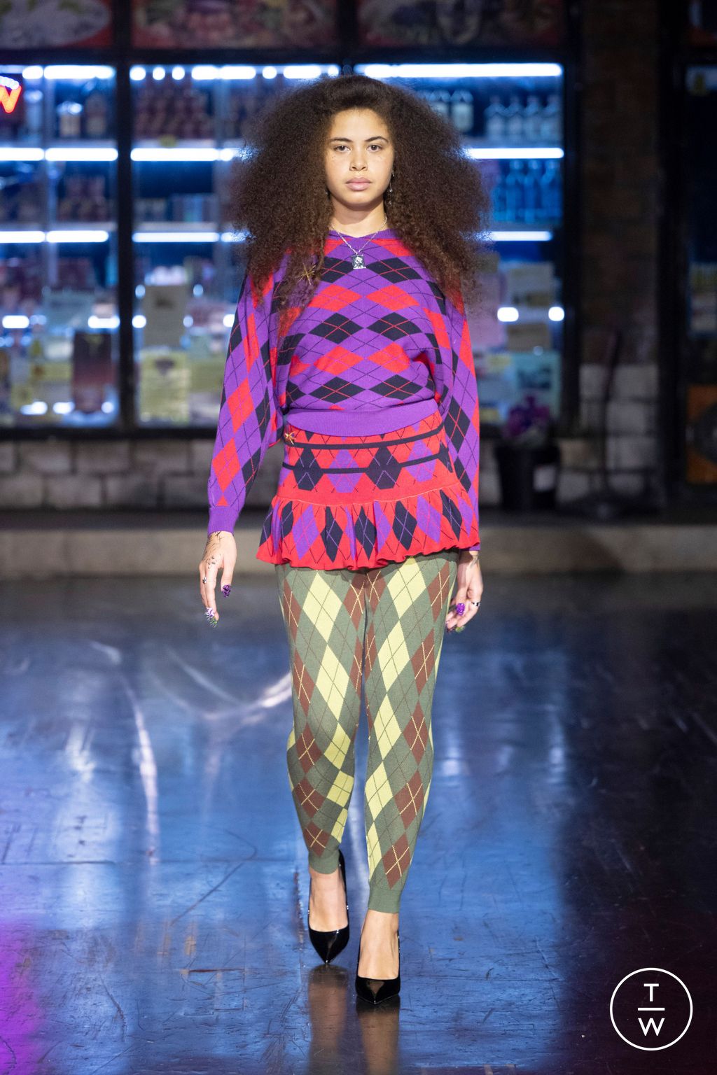 Fashion Week London Fall/Winter 2024 look 20 from the Sinead Gorey collection womenswear