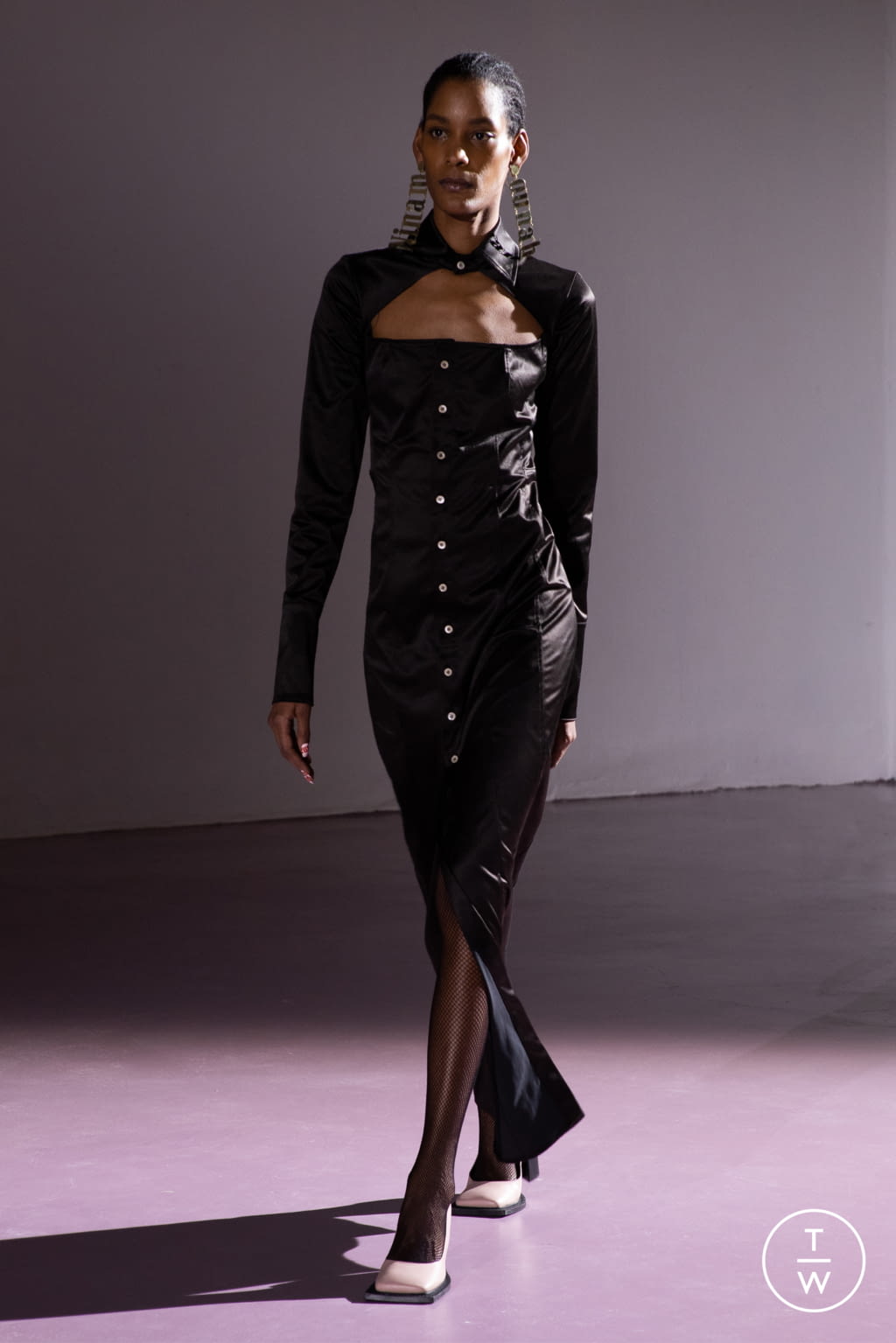 Fashion Week Paris Fall/Winter 2021 look 32 from the NINAMOUNAH collection womenswear