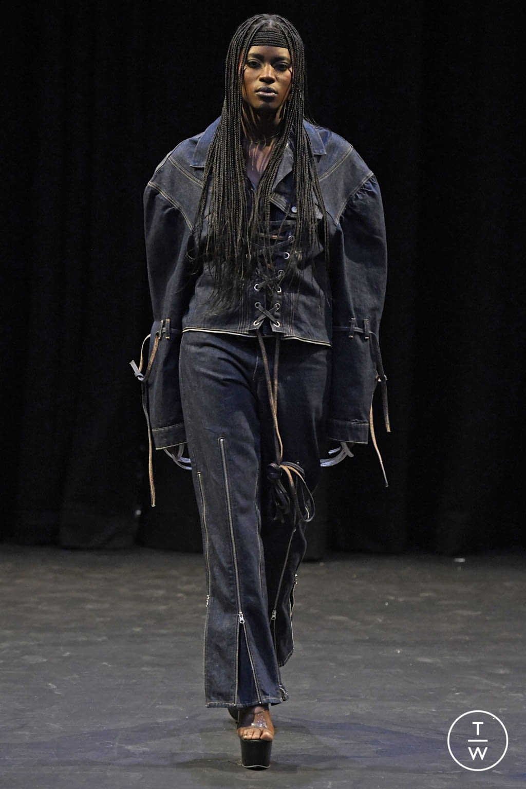 Fashion Week New York Fall/Winter 2022 look 1 from the No Sesso collection womenswear