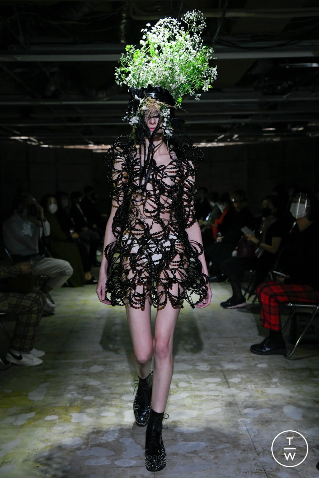 Fashion Week Paris Spring/Summer 2021 look 1 from the Noir Kei Ninomiya collection womenswear