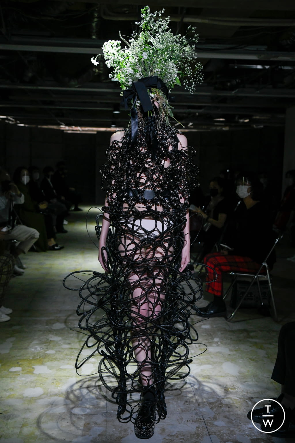 Fashion Week Paris Spring/Summer 2021 look 3 from the Noir Kei Ninomiya collection womenswear