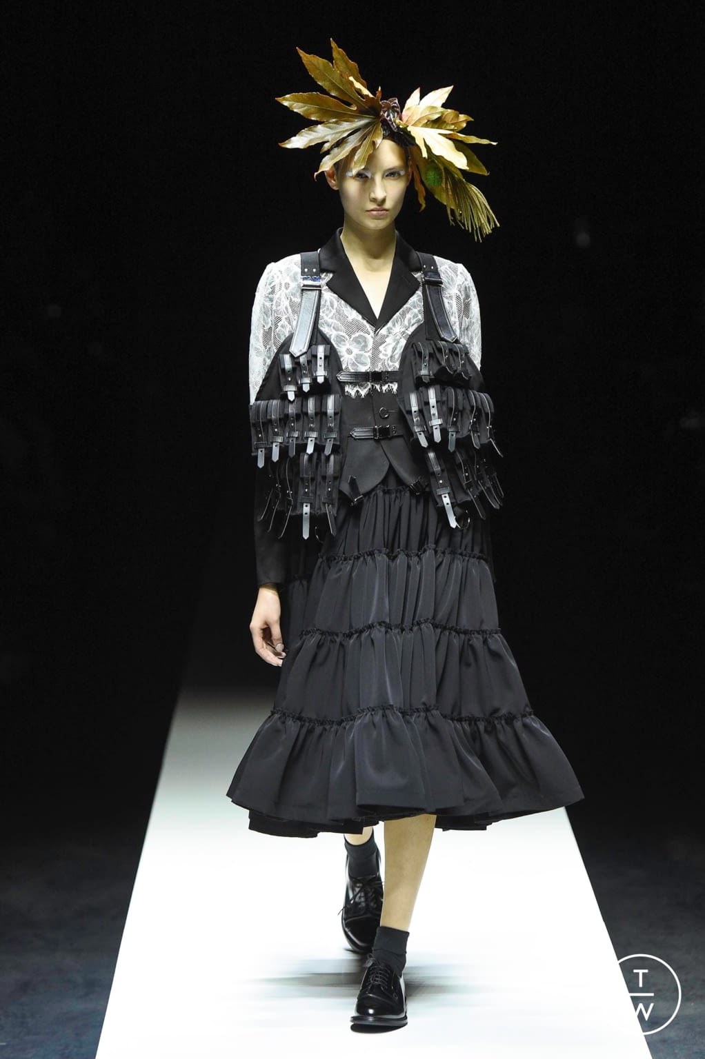 Fashion Week Paris Spring/Summer 2020 look 15 from the Noir Kei Ninomiya collection womenswear