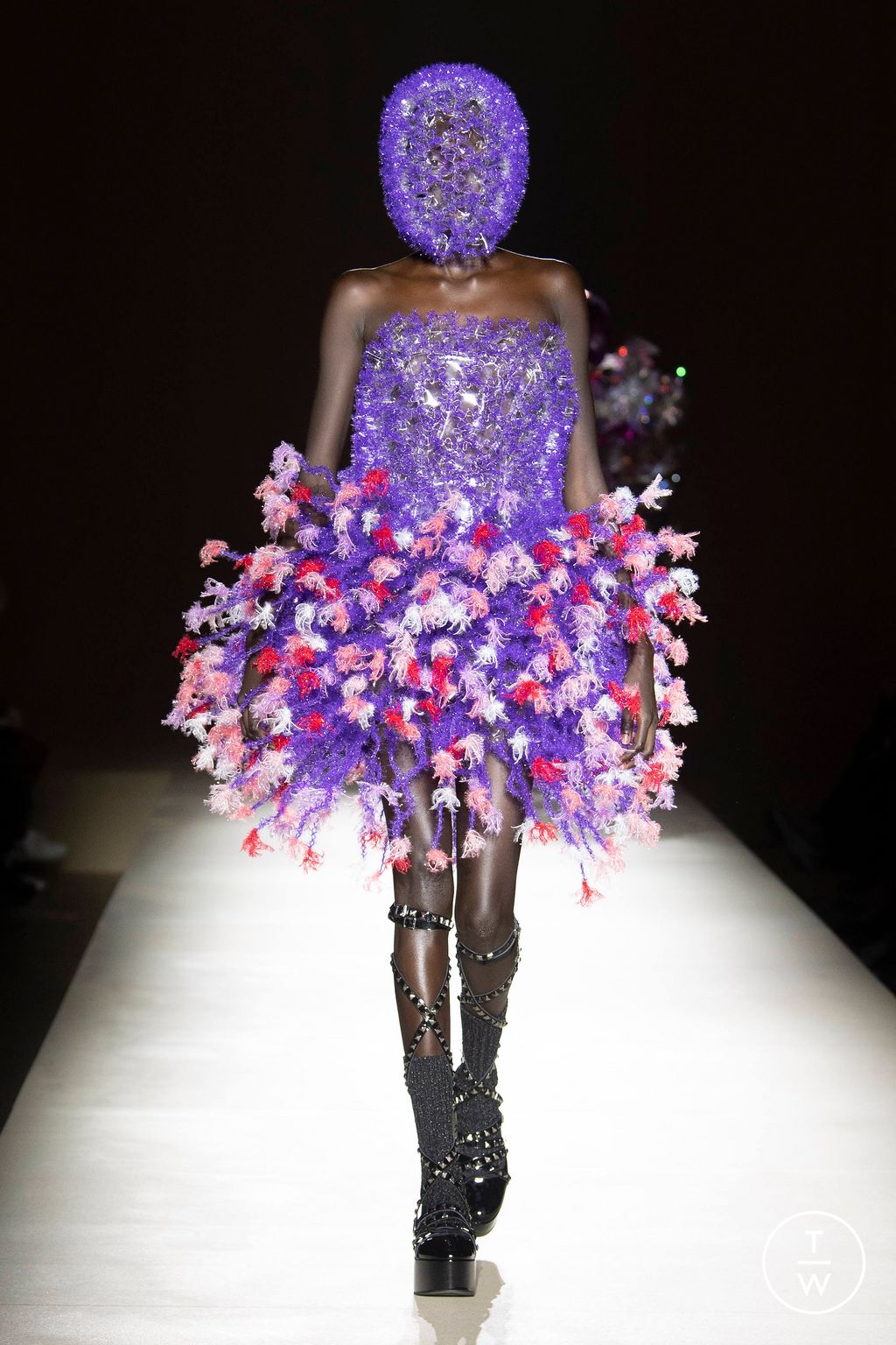 Fashion Week Paris Fall/Winter 2023 look 3 from the Noir Kei Ninomiya collection womenswear