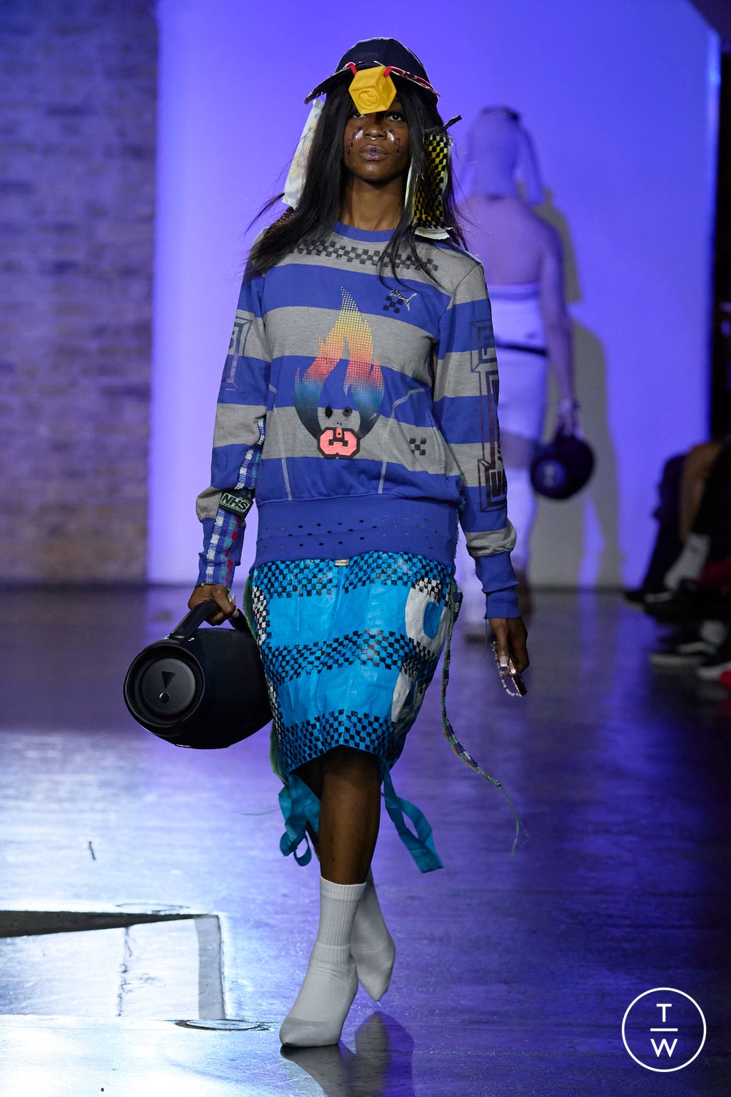Fashion Week London Spring/Summer 2024 look 12 from the NOKI collection 女装