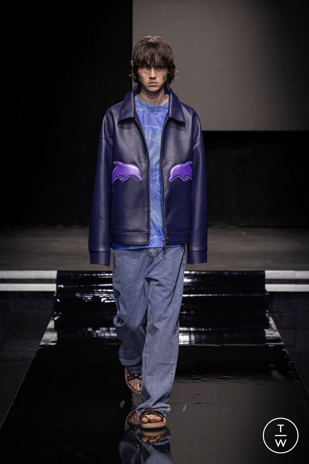 Fashion Week Paris Spring-Summer 2025 look 46 from the Saudi 100 collection 男装