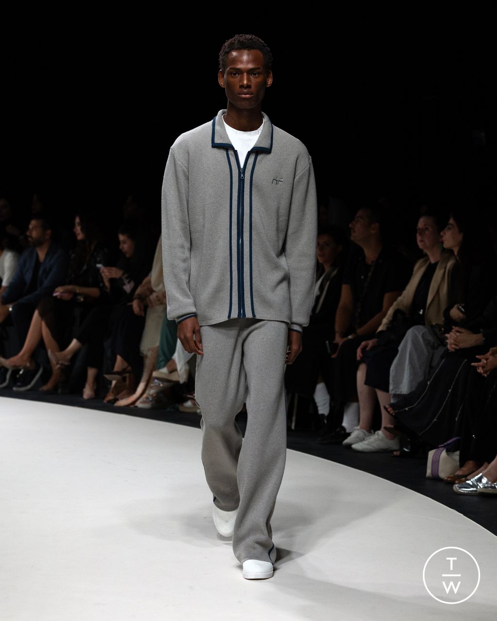 Fashion Week Paris Spring/Summer 2025 look 9 from the Noura Sulaiman - Saudi 100 collection menswear