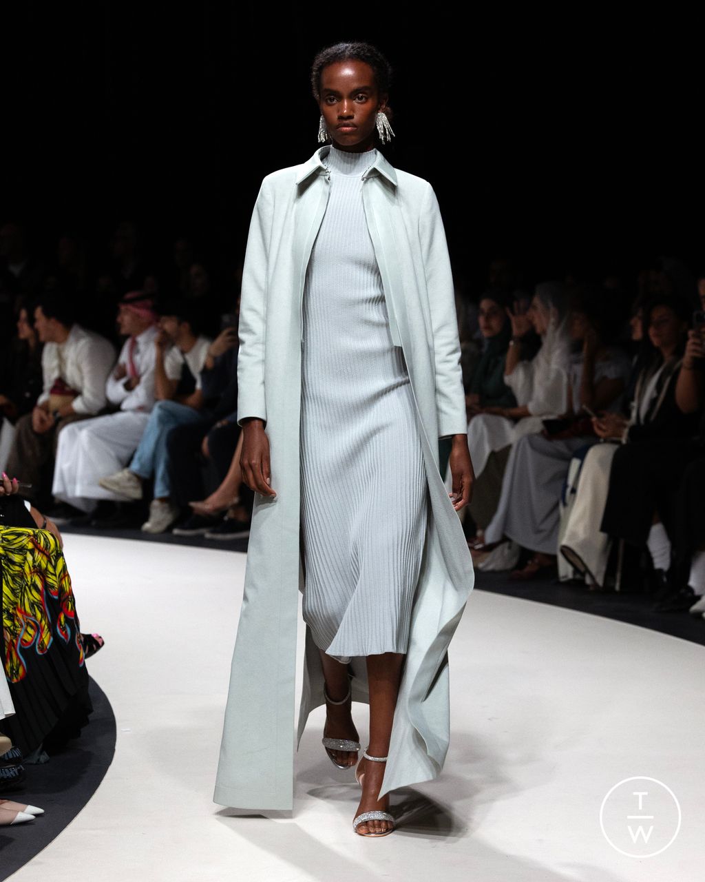Fashion Week Paris Spring/Summer 2025 look 12 from the Noura Sulaiman - Saudi 100 collection menswear