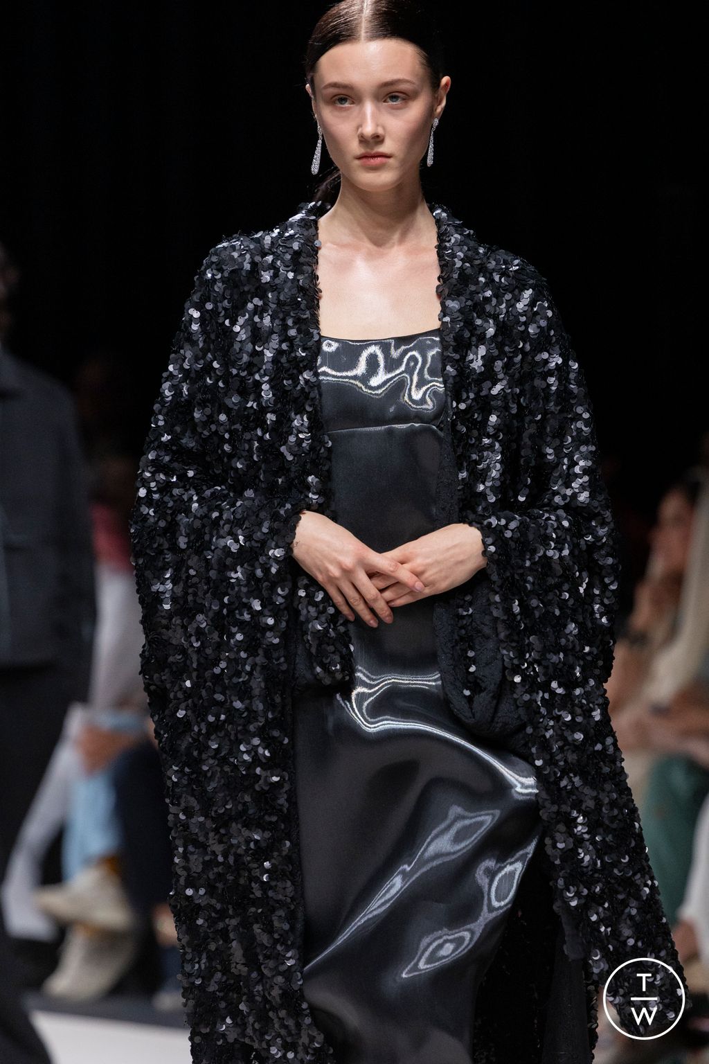 Fashion Week Paris Spring/Summer 2025 look 15 from the Noura Sulaiman - Saudi 100 collection menswear