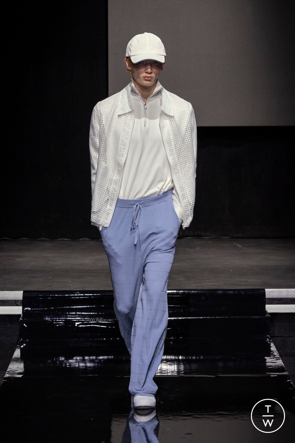 Fashion Week Paris Spring/Summer 2025 look 4 from the Noura Sulaiman - Saudi 100 collection menswear