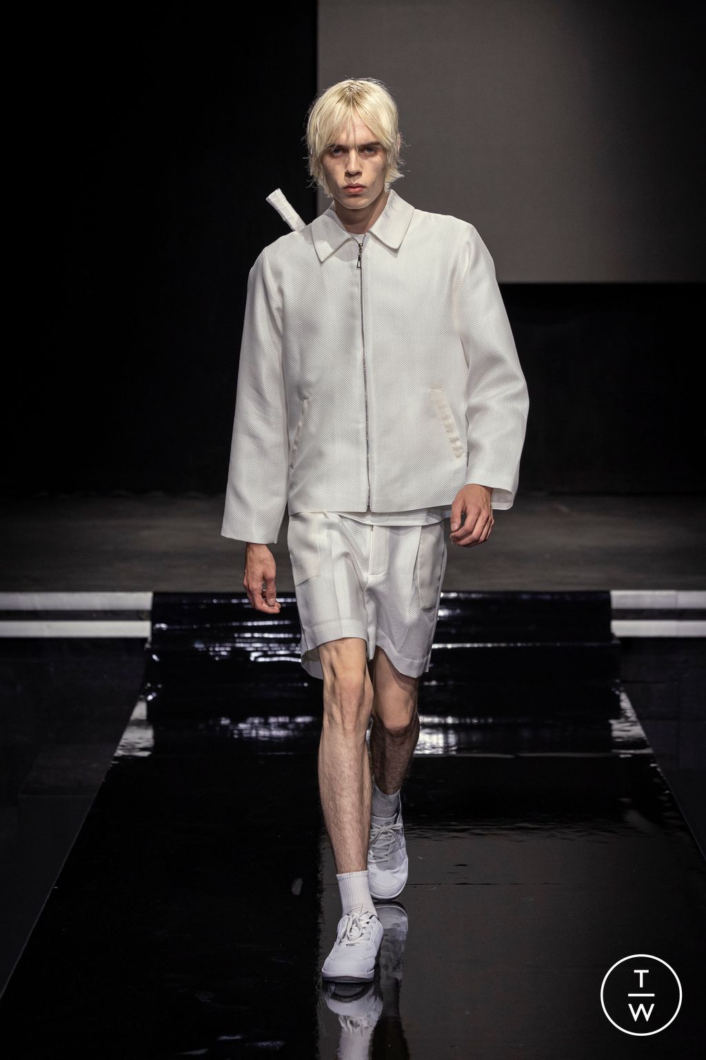Fashion Week Paris Spring-Summer 2025 look 53 from the Saudi 100 collection menswear