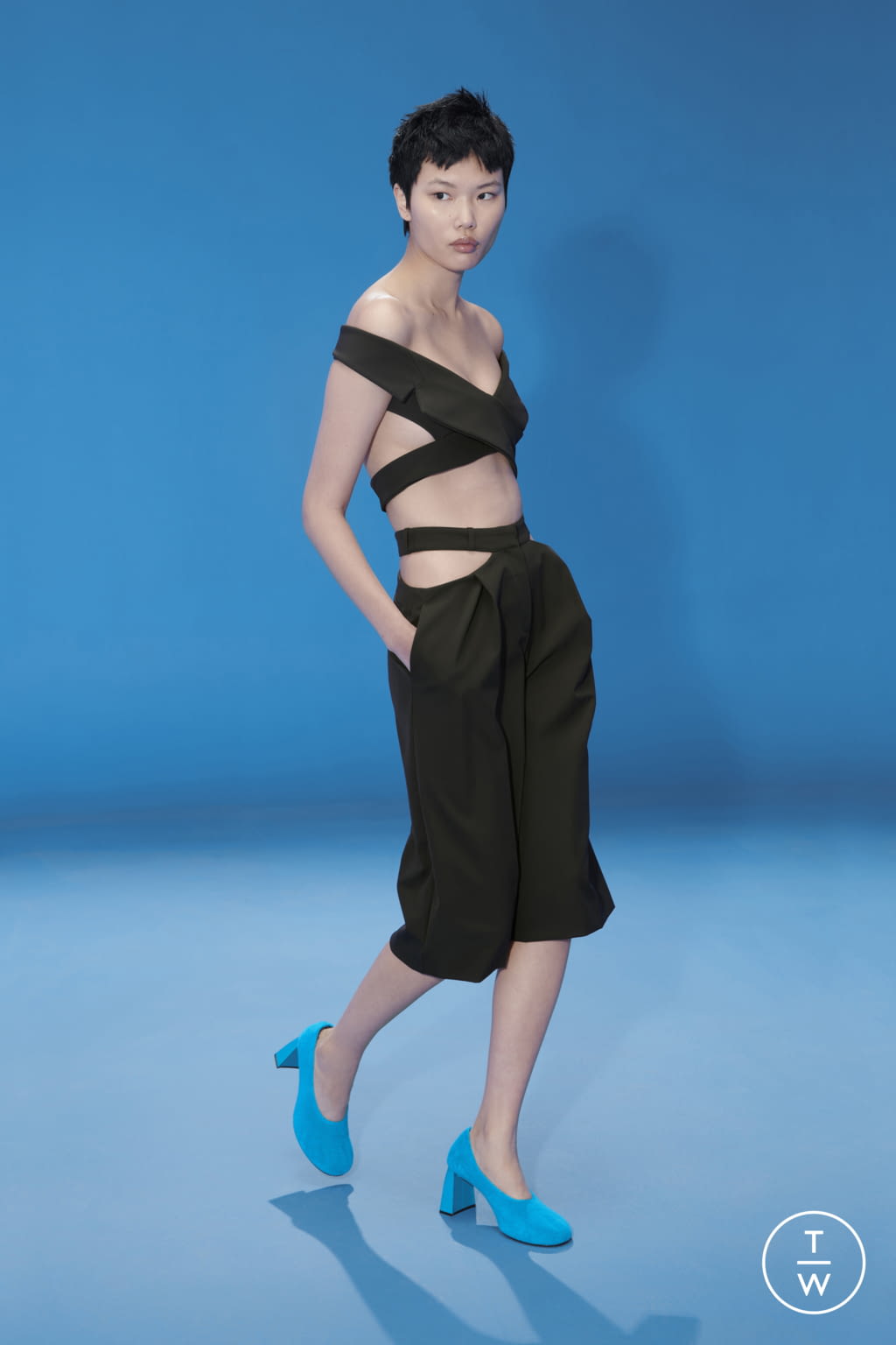 Fashion Week Paris Spring/Summer 2022 look 5 de la collection Nina Ricci womenswear