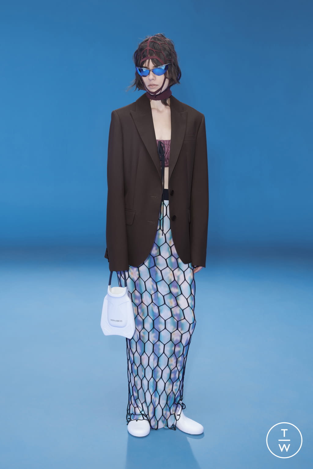 Fashion Week Paris Spring/Summer 2022 look 24 from the Nina Ricci collection womenswear