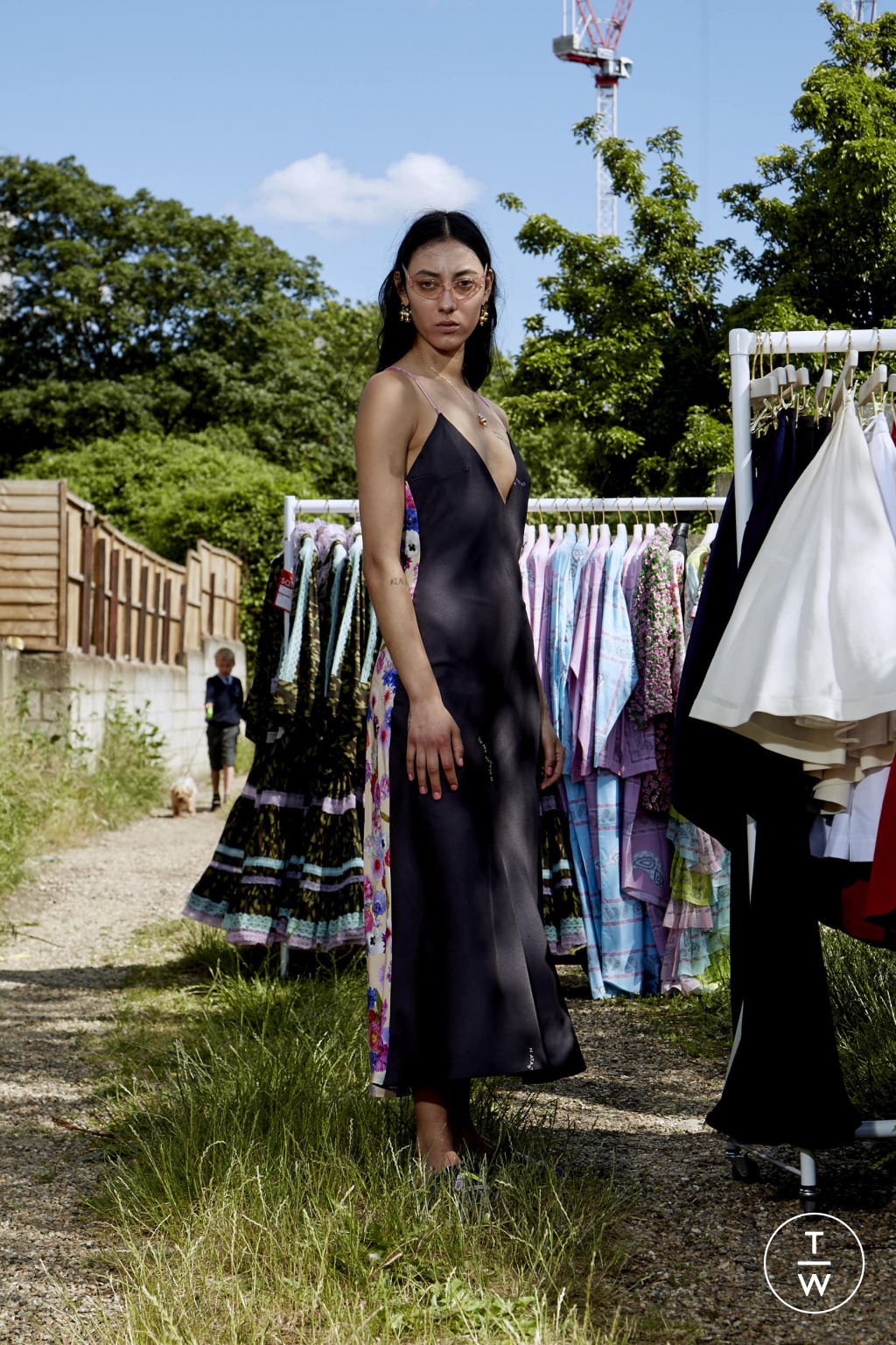 Fashion Week London Resort 2020 look 10 from the Natasha Zinko collection womenswear