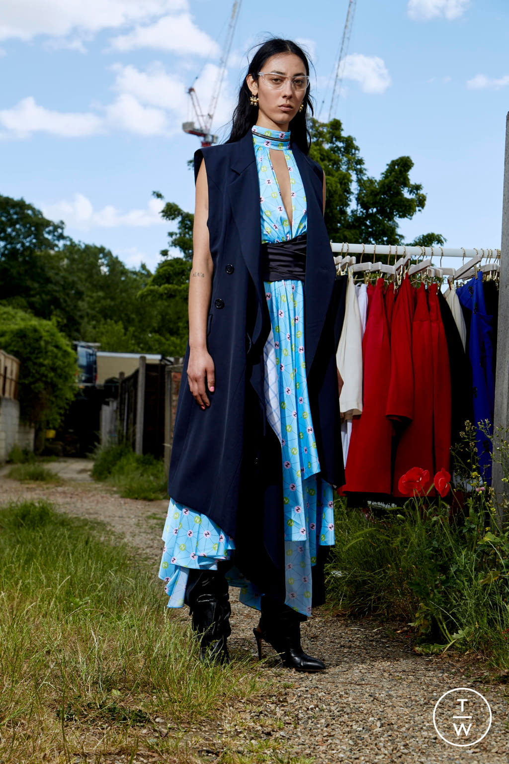 Fashion Week London Resort 2020 look 17 de la collection Natasha Zinko womenswear