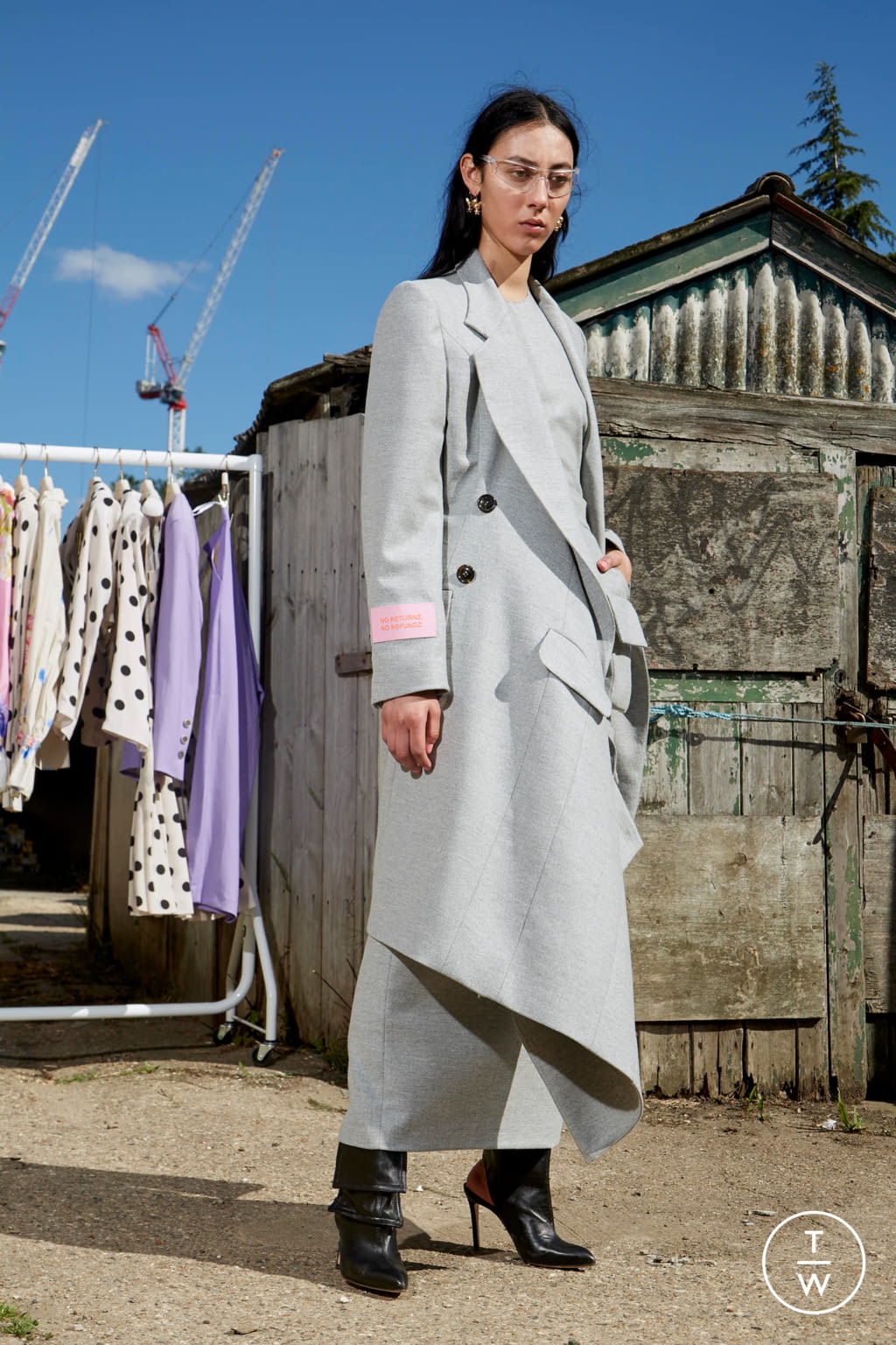 Fashion Week London Resort 2020 look 24 de la collection Natasha Zinko womenswear