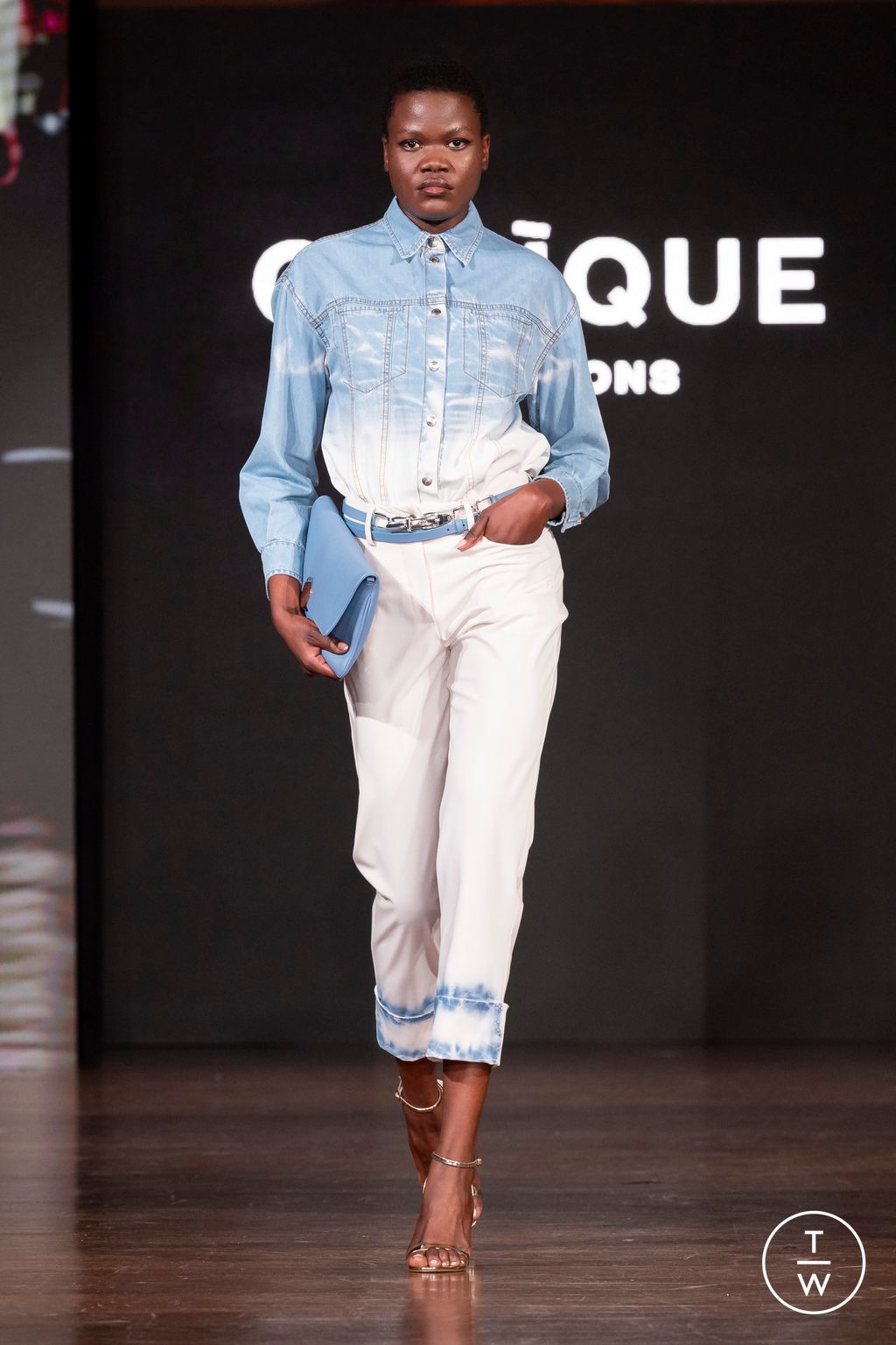 Fashion Week Milan Fall/Winter 2024 look 7 de la collection Oblique Creations womenswear