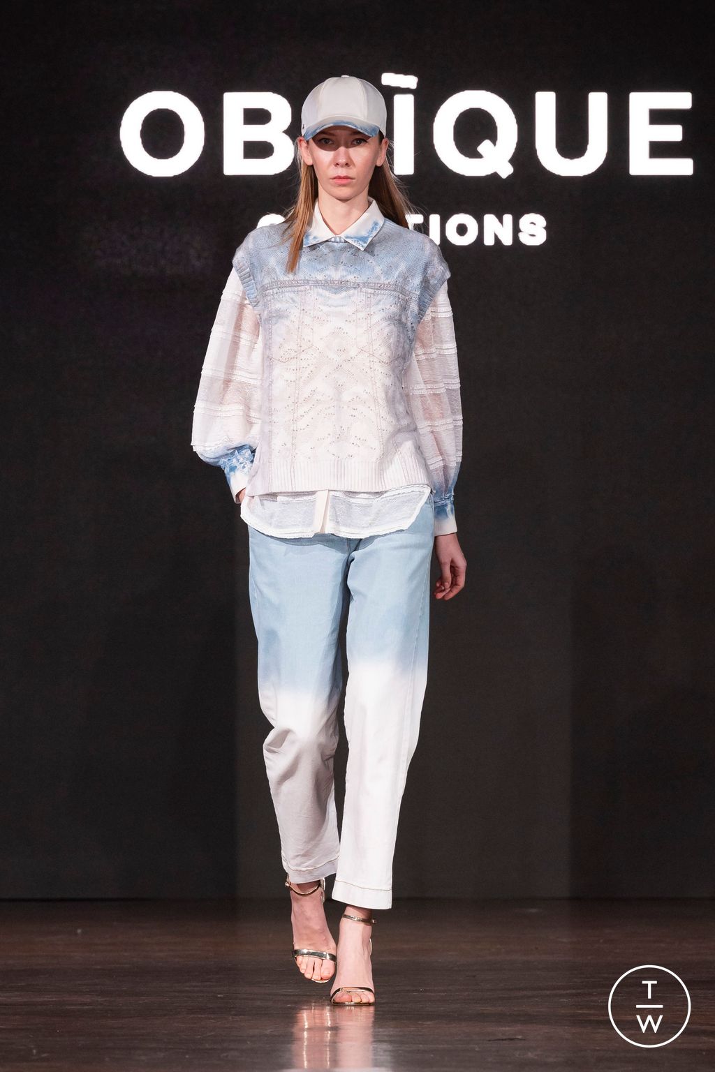 Fashion Week Milan Fall/Winter 2024 look 8 de la collection Oblique Creations womenswear