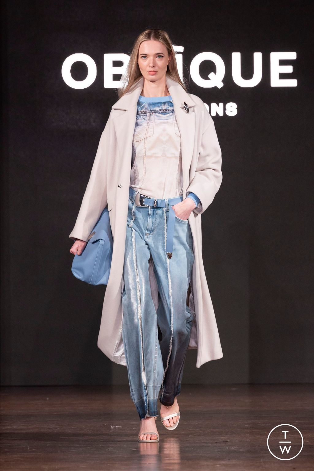 Fashion Week Milan Fall/Winter 2024 look 9 de la collection Oblique Creations womenswear