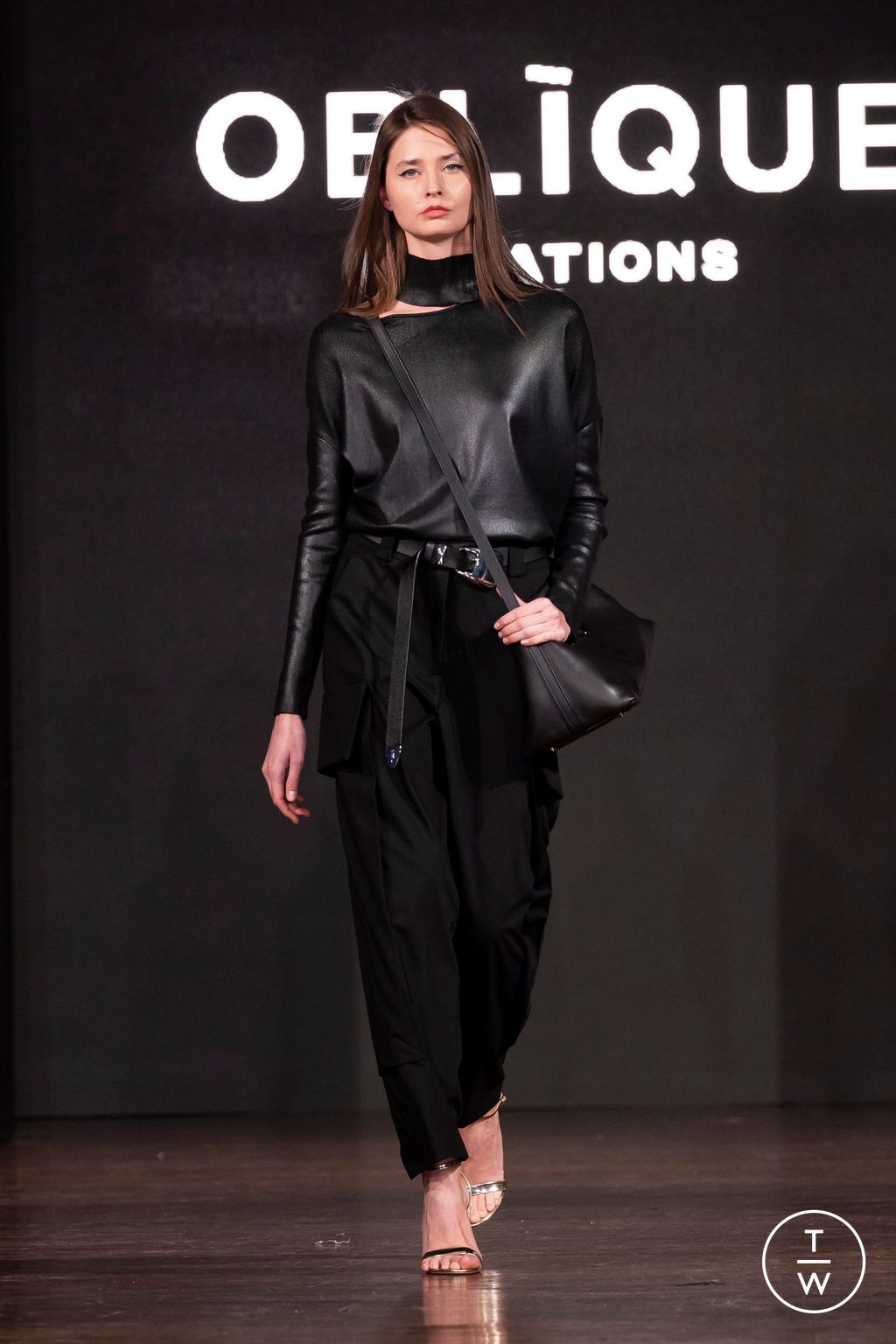 Fashion Week Milan Fall/Winter 2024 look 12 from the Oblique Creations collection womenswear