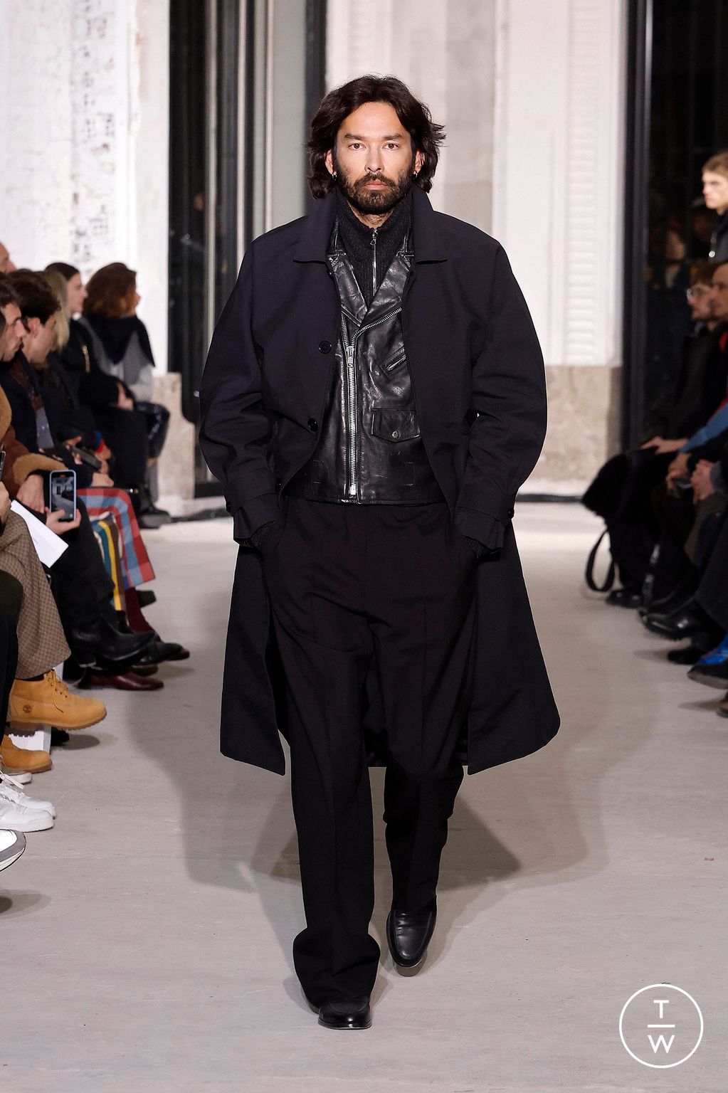 Fashion Week Paris Fall/Winter 2024 look 39 from the Officine Générale collection 男装