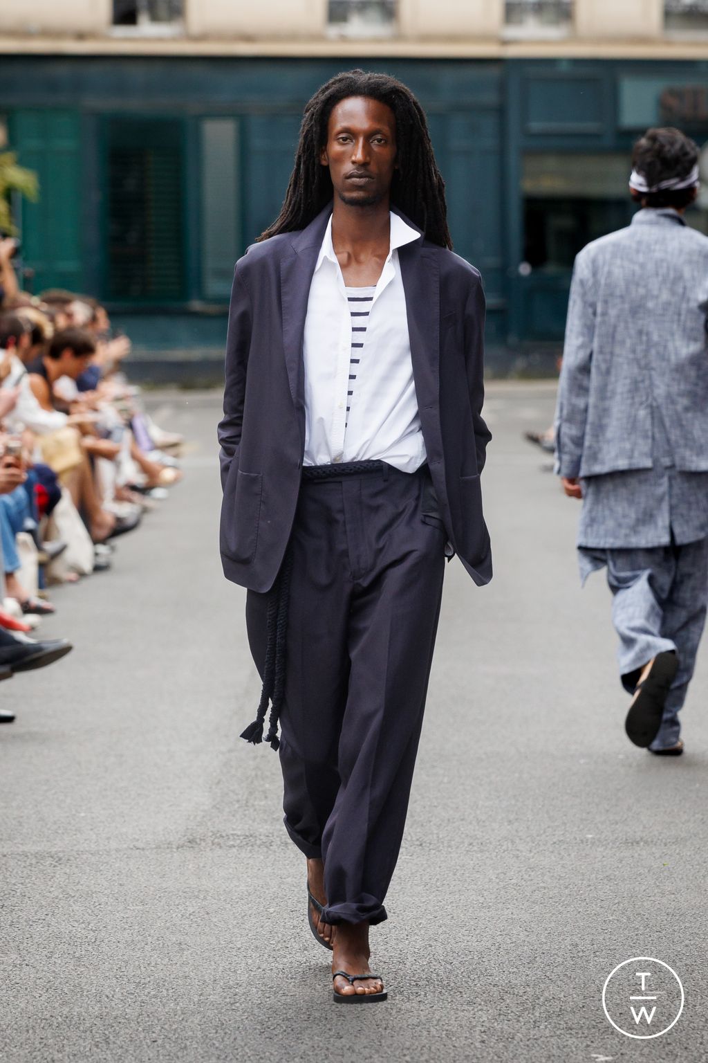 Fashion Week Paris Spring/Summer 2026 look 3 from the Officine Générale collection menswear