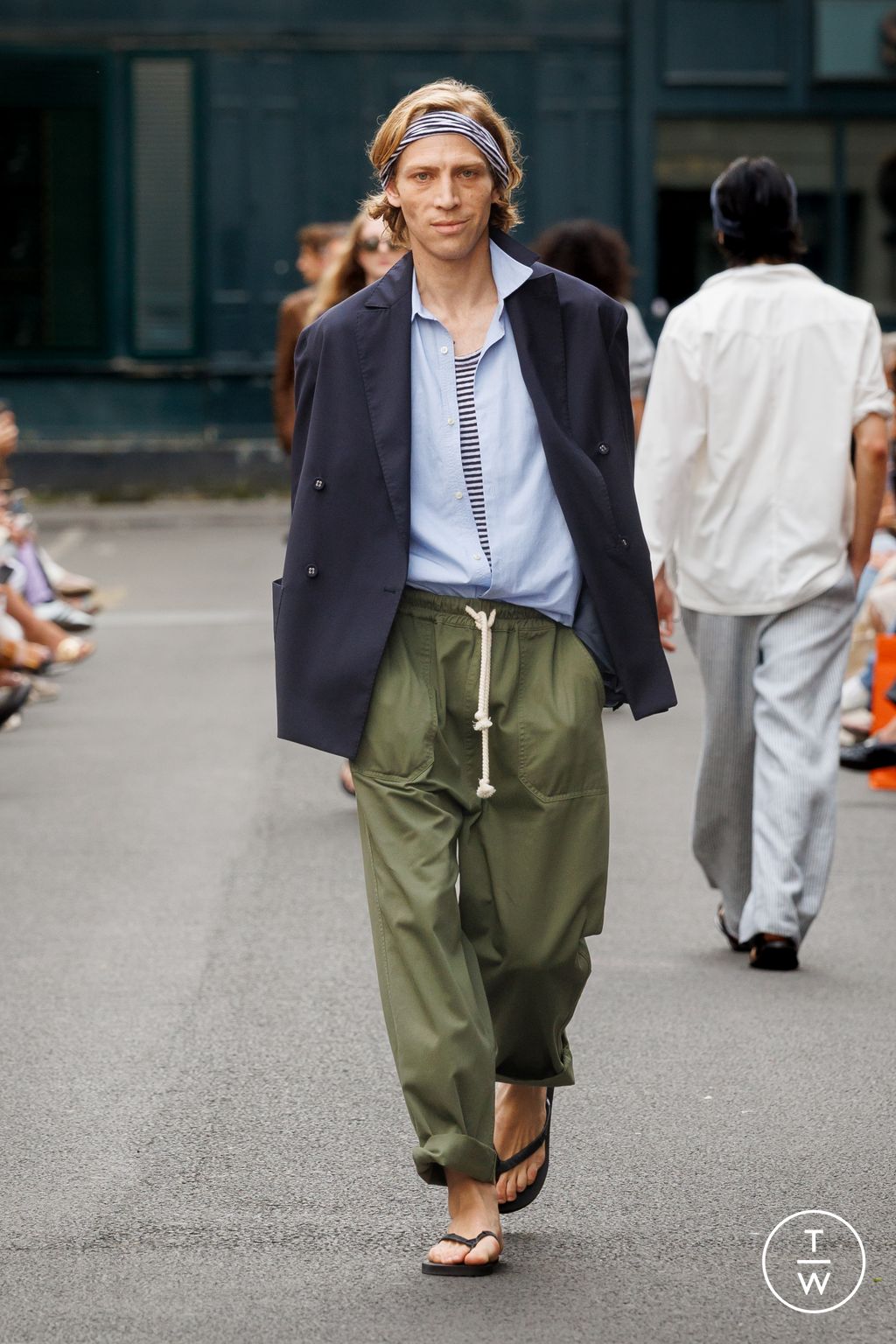 Fashion Week Paris Spring/Summer 2026 look 11 from the Officine Générale collection menswear