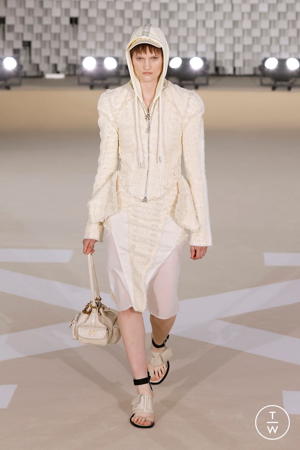 Fashion Week Paris Fall/Winter 2025 look 46 from the Off-White collection womenswear