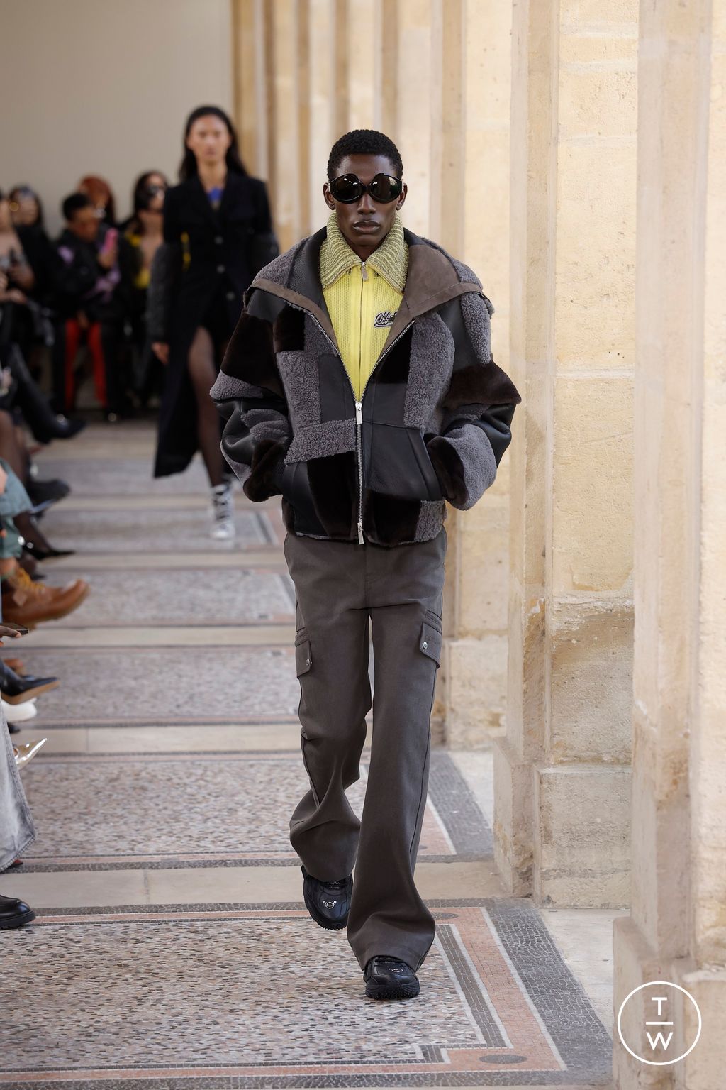 Fashion Week Paris Fall/Winter 2026 look 14 from the Off-White collection 女装