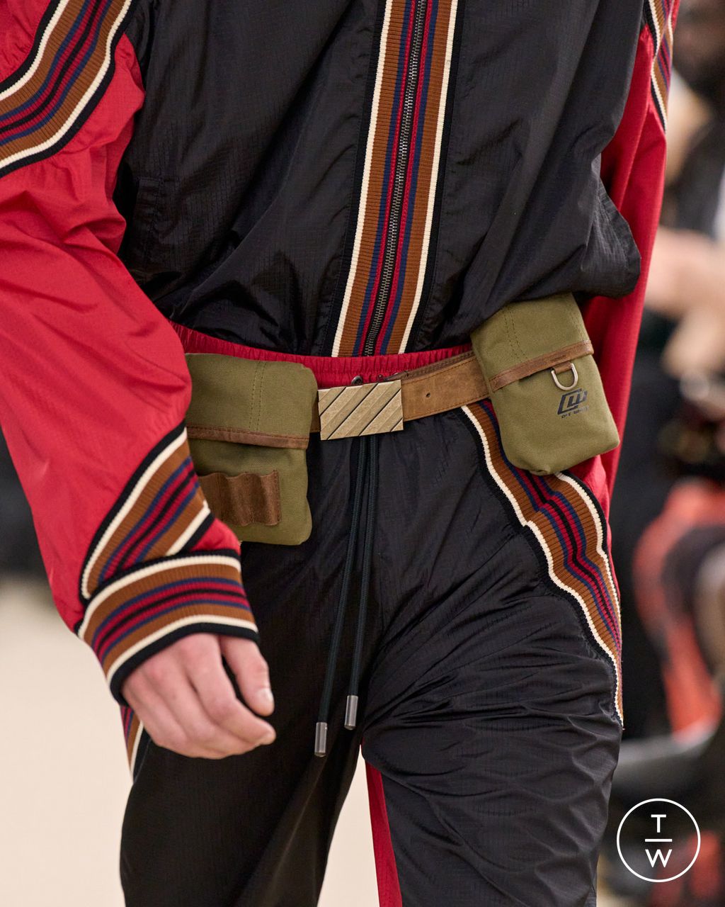Fashion Week Paris Fall/Winter 2025 look 4 from the Off-White collection womenswear accessories