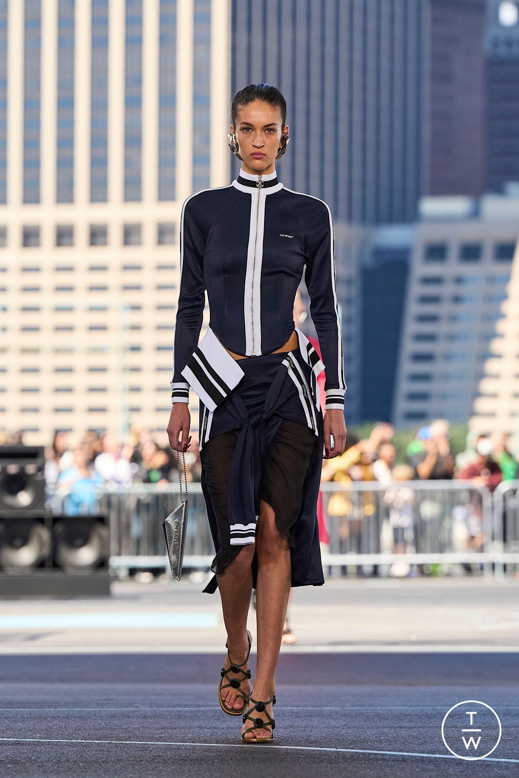 Fashion Week New York Spring-Summer 2025 look 2 from the Off-White collection womenswear