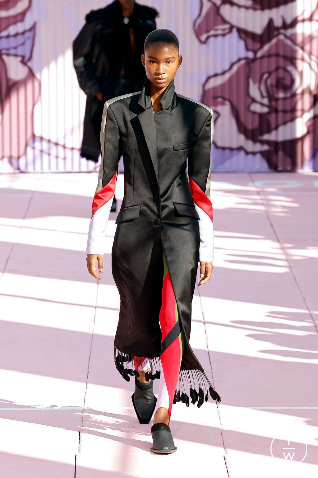 Fashion Week New York Spring/Summer 2026 look 1 from the Off-White collection womenswear