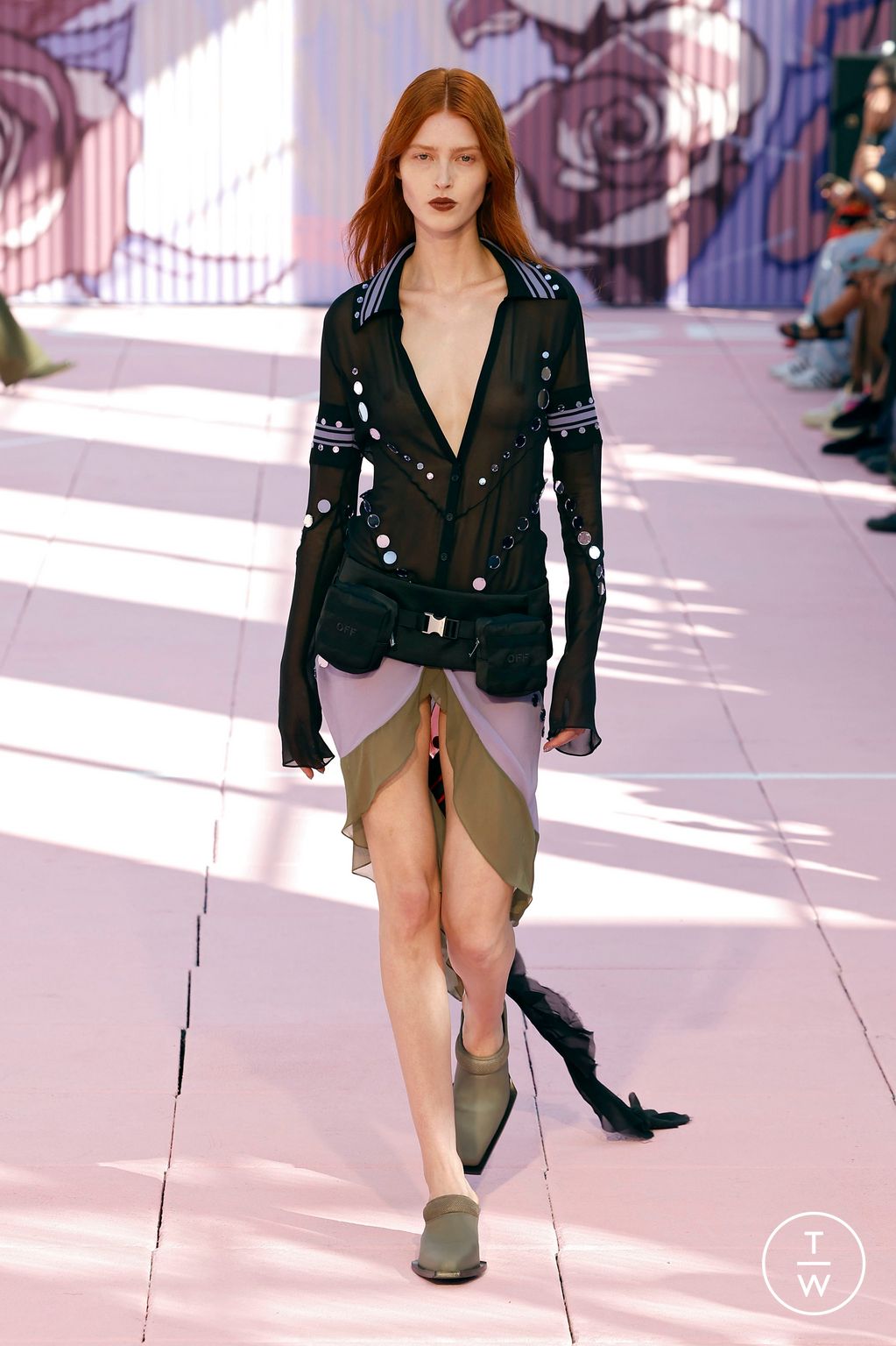 Fashion Week New York Spring/Summer 2026 look 30 from the Off-White collection womenswear