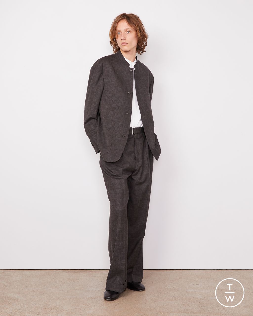 Fashion Week Paris Resort 2026 look 6 de la collection Officine Générale menswear